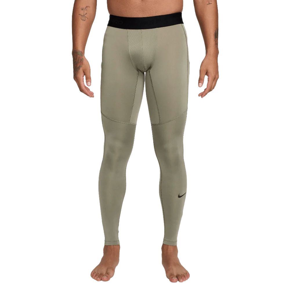 Nike Pro Men's Dri-FIT Fitness Tights Light Army/Black