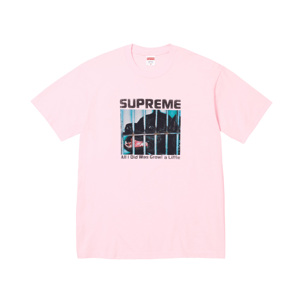 Supreme Growl Tee 'Light Pink'