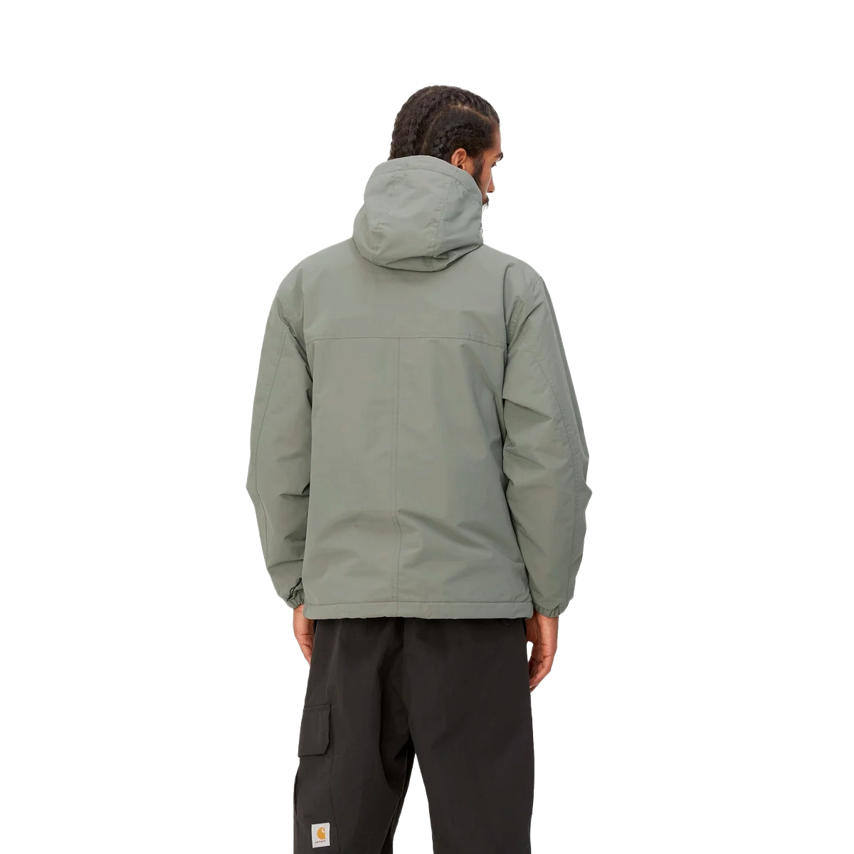 Carhartt WIP Windbreaker Pullover (Winter) - Smoke Green / Black