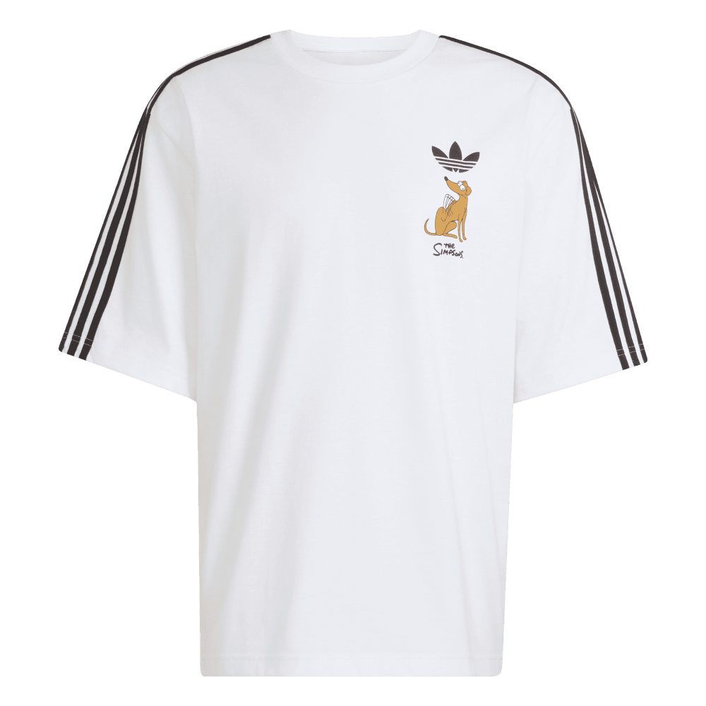 adidas Little Santas Helper Graphic T-Shirt White
