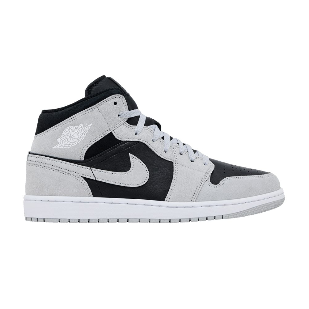 Jordan 1 Mid Light Smoke Grey Black
