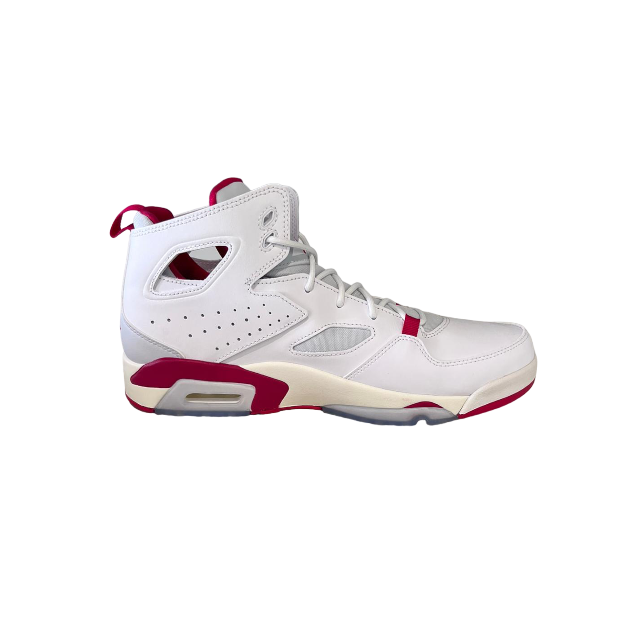 Air Jordan Flight Club 91 White Pure Platinum Sail Mystic Hibiscus