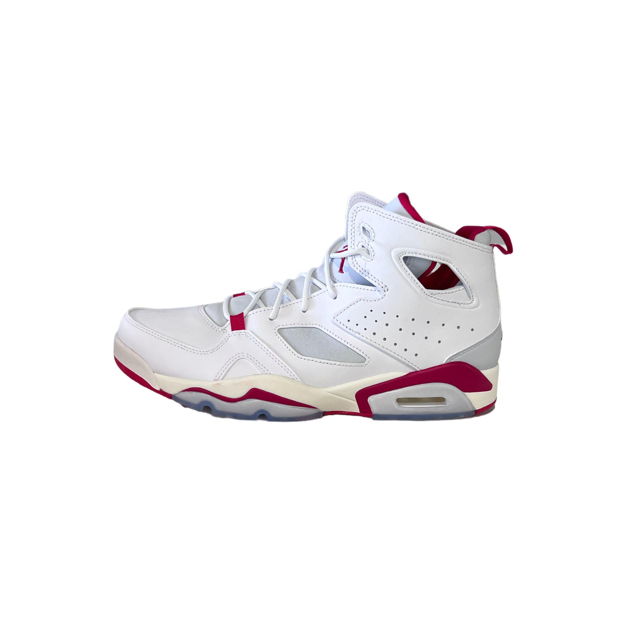 Air Jordan Flight Club 91 White Pure Platinum Sail Mystic Hibiscus