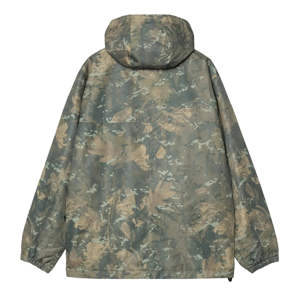 Carhartt WIP Windbreaker Pullover (Winter) - Camo Combi, Green / Black