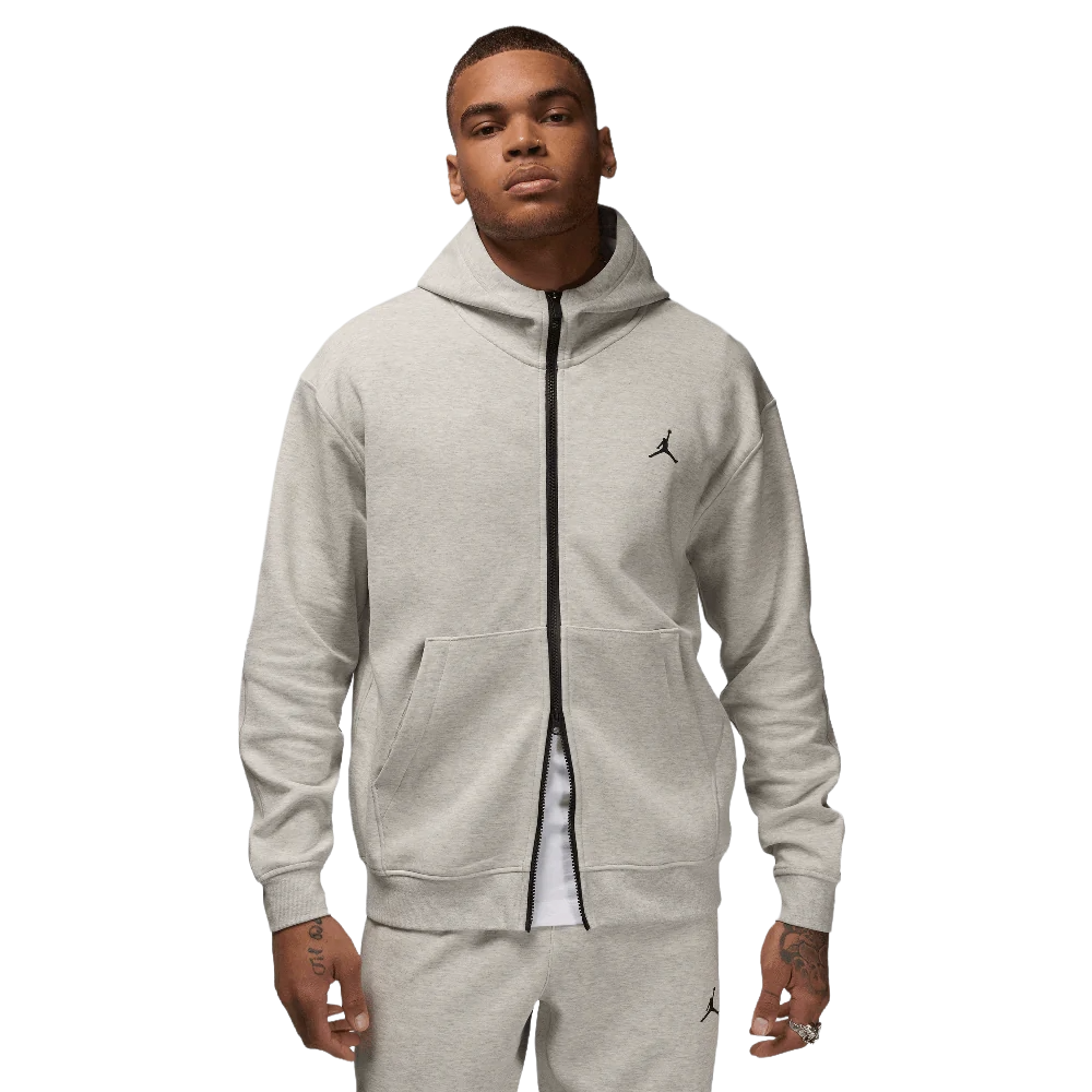 Jordan Sport Hoop Fleece Men's Dri-FIT Full-Zip Hoodie Grey Heather/Black