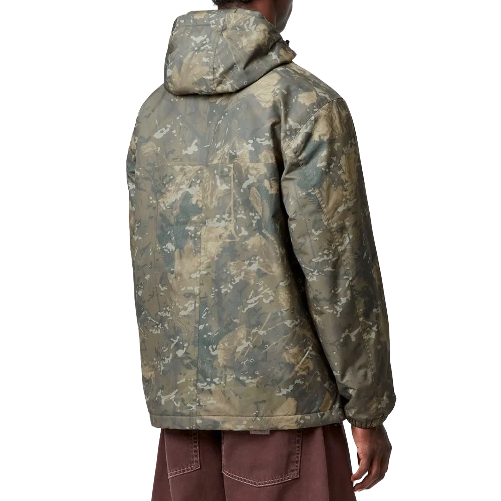 Carhartt WIP Windbreaker Pullover (Winter) - Camo Combi, Green / Black