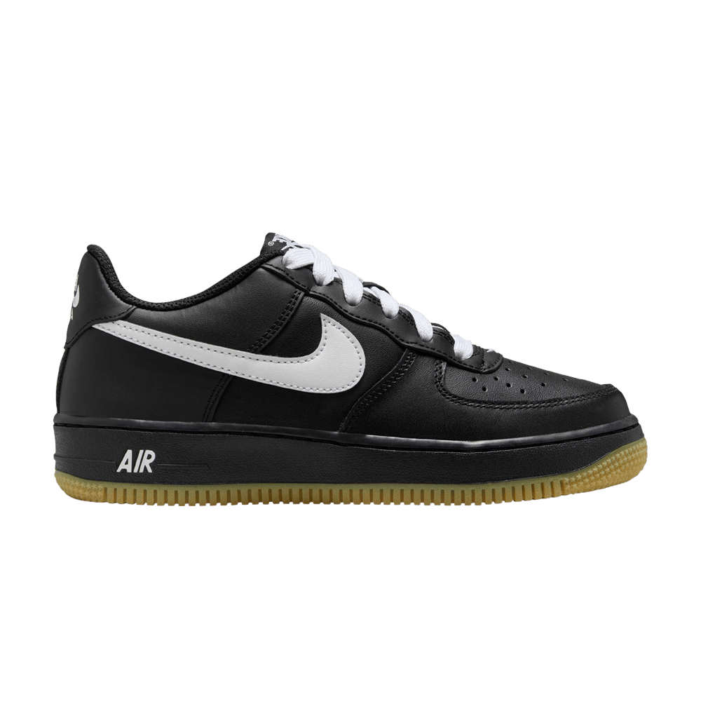 Nike Air Force 1 LV8 Black Gum Light Brown White (GS)