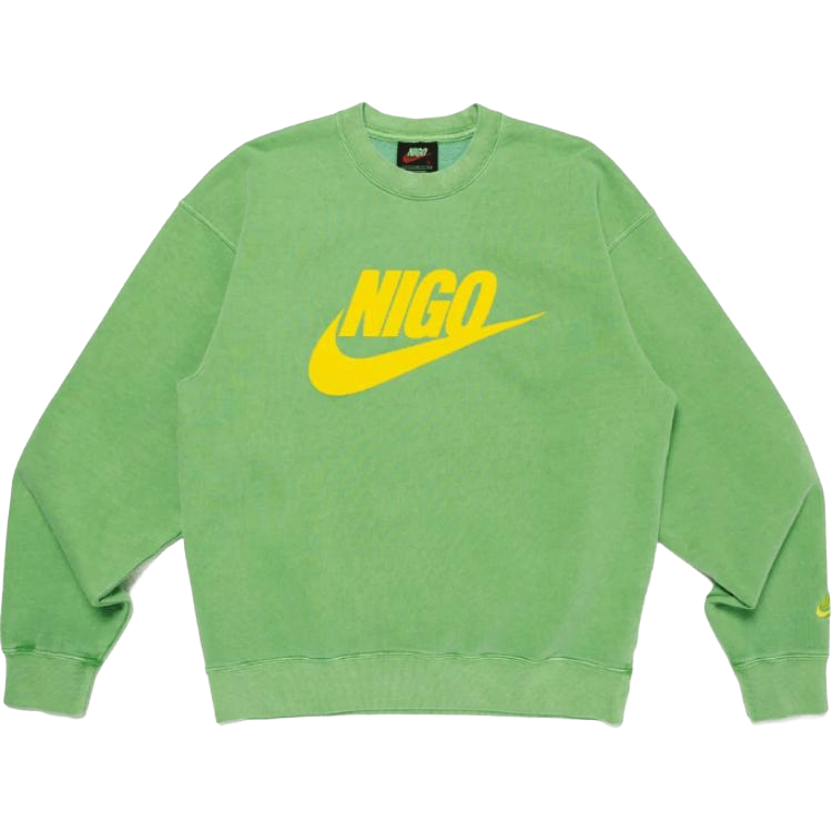 Nike x Nigo NRG Fleece Crew Sweatshirt Green