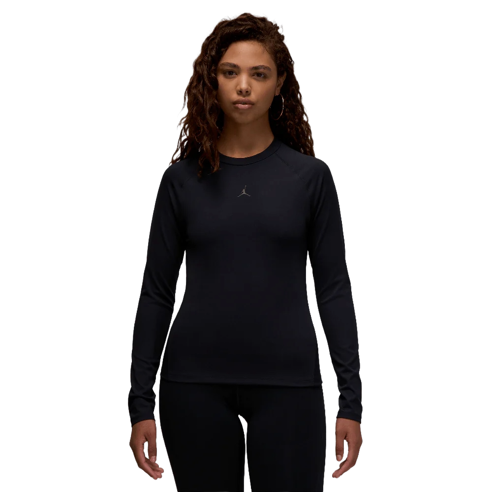 Jordan Sport Women's Long-Sleeve Bodycon Top Black
