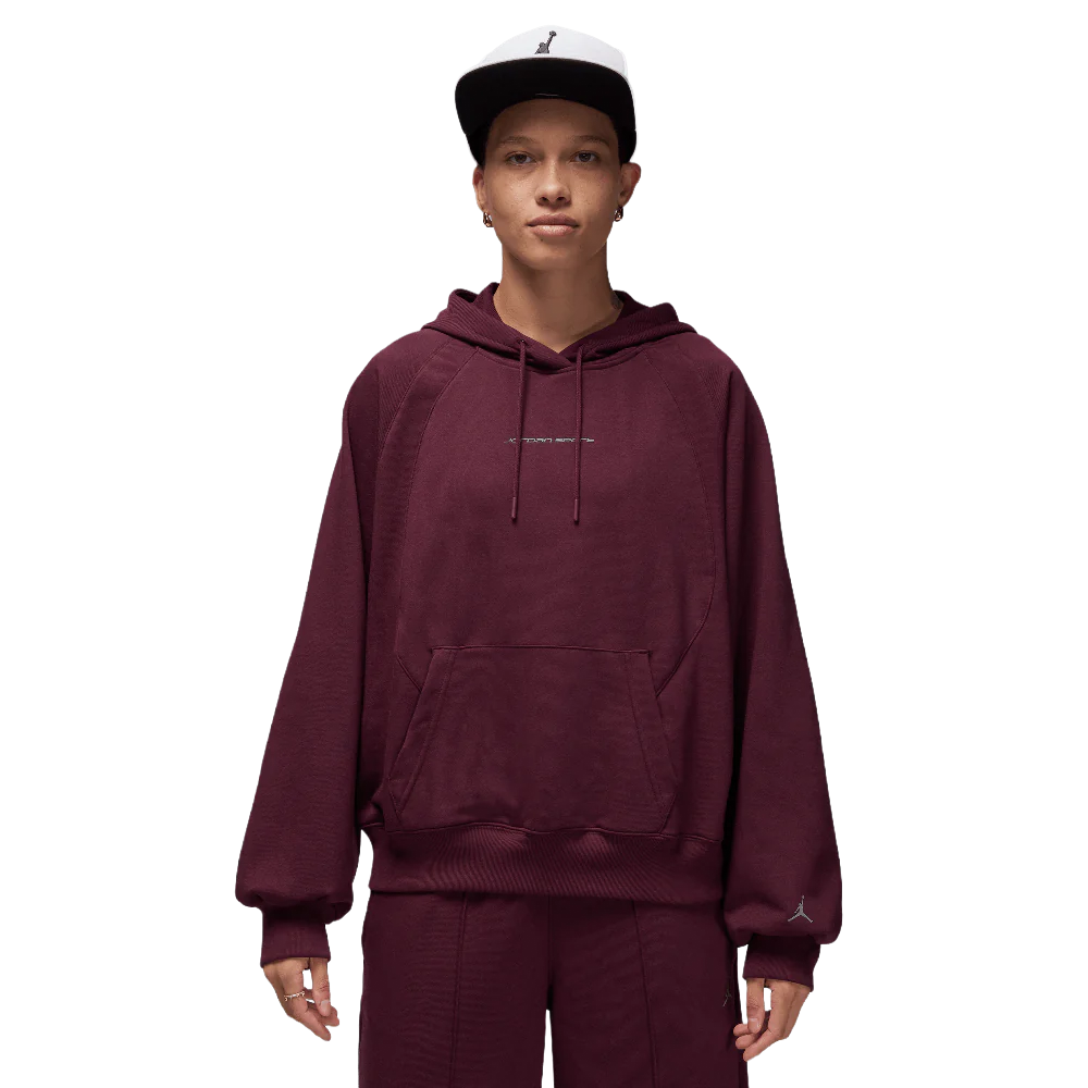 Jordan Sport Women's Graphic Fleece Hoodie Night Maroon/Stealth