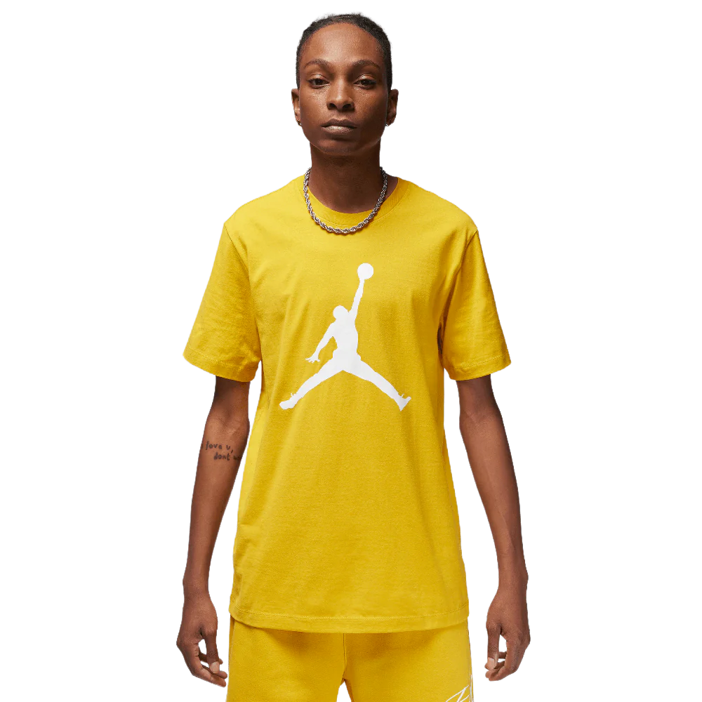 Jordan Jumpman Men's T-Shirt Yellow Ochre/White