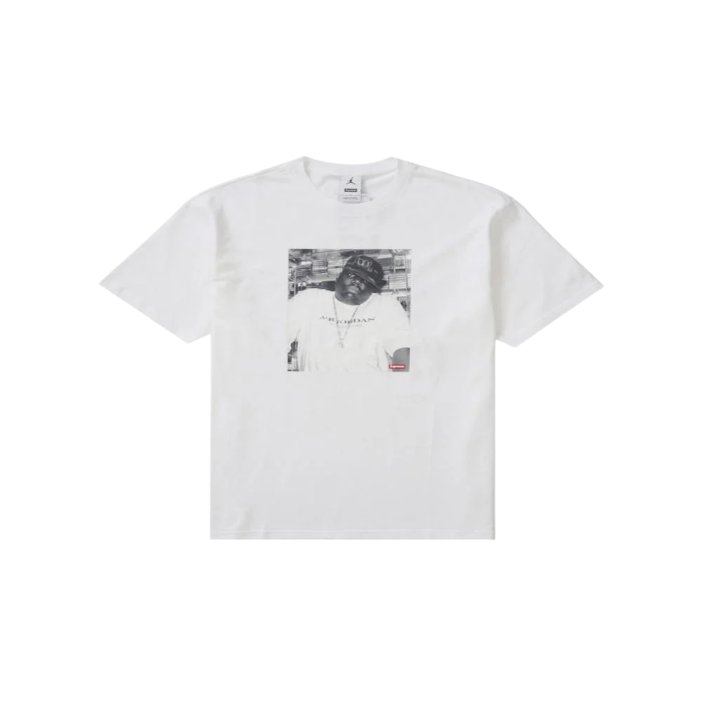 Supreme Jordan Biggie S S Top White