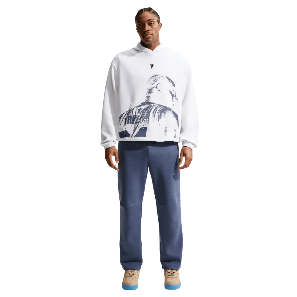 Nike Kobe Dri-FIT Fleece Pullover Basketball Hoodie White