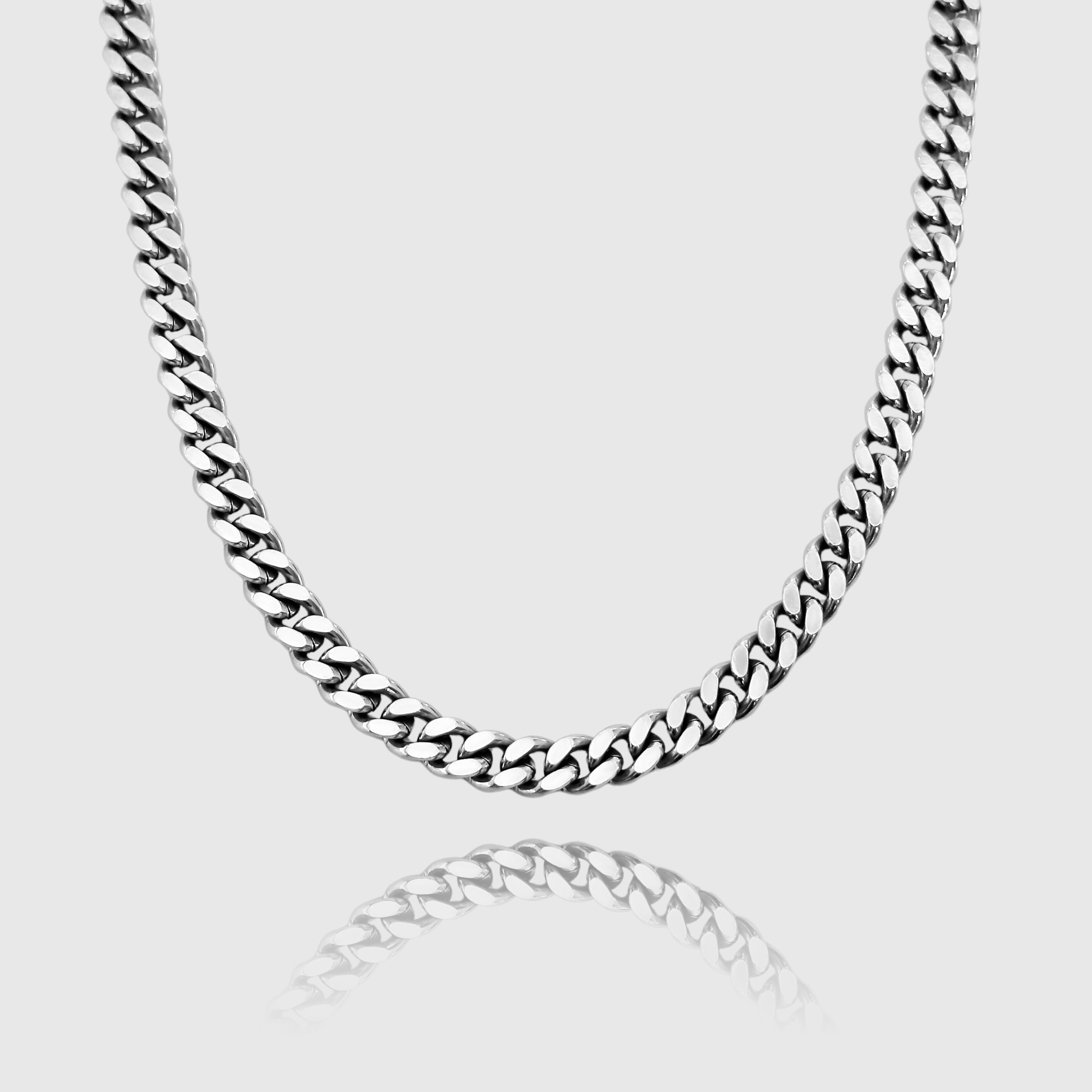 Cuban Kette - Silber (6mm)