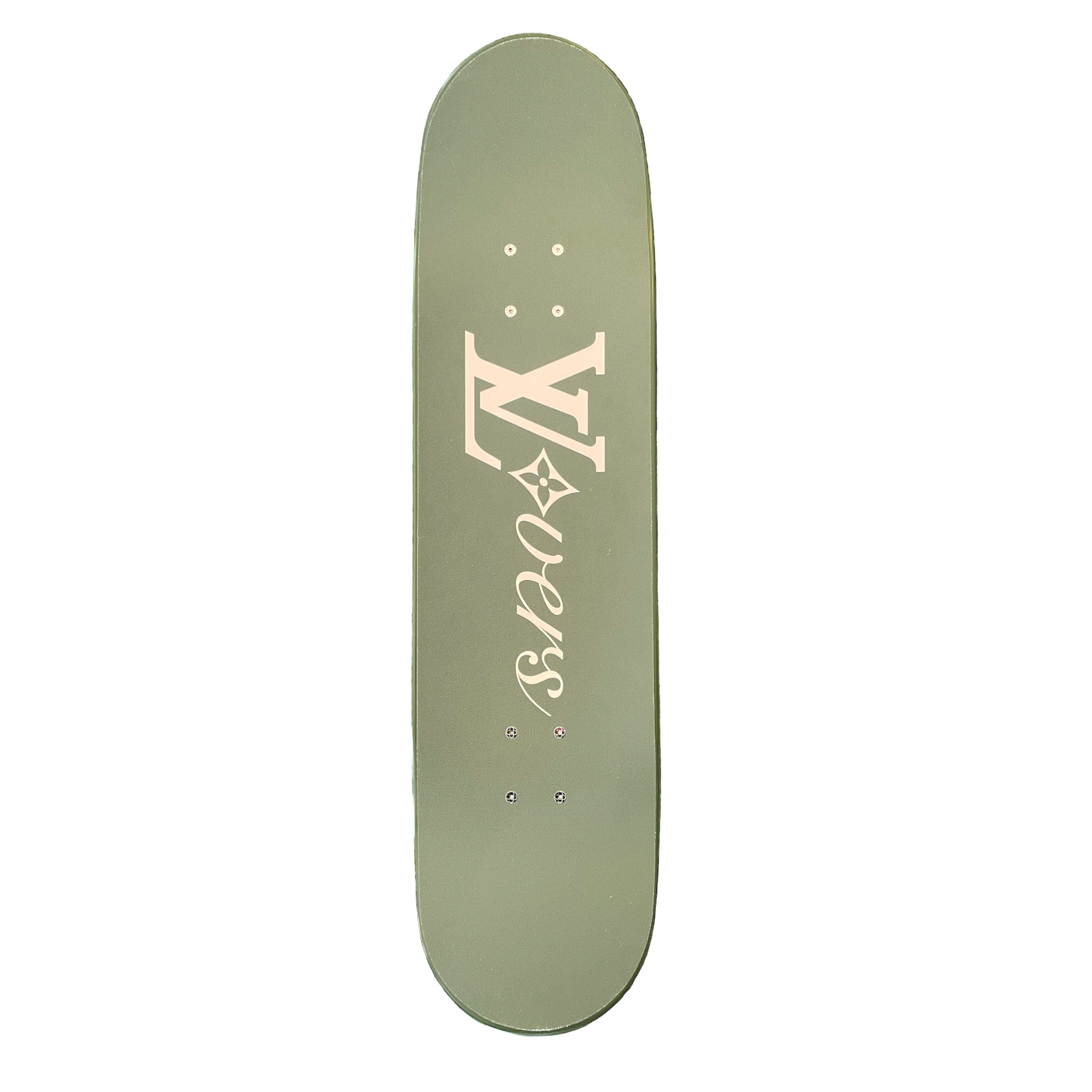 Louis Vuitton Damoflage Wood Skateboard