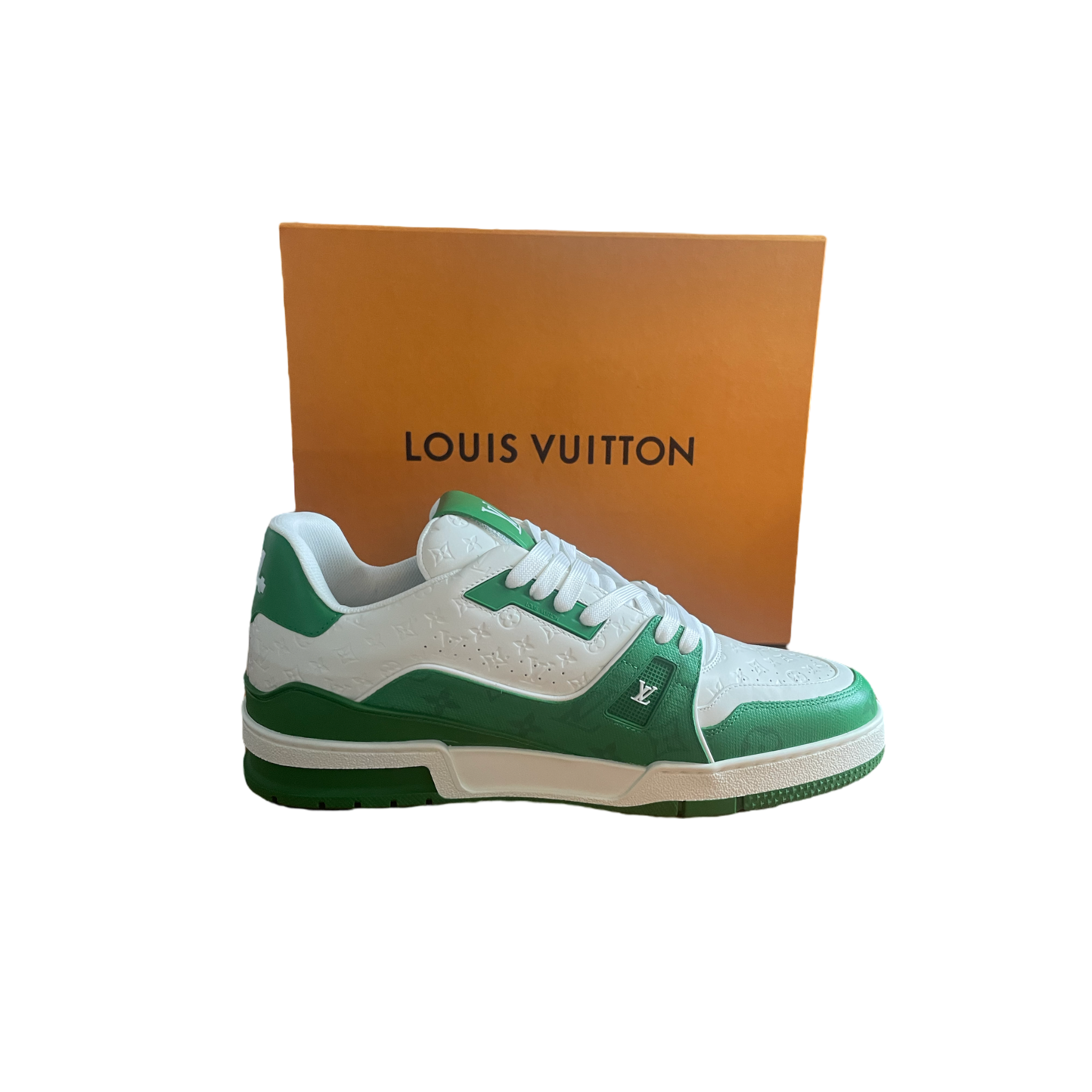 Louis Vuitton Trainer #54 Signature Green White neu