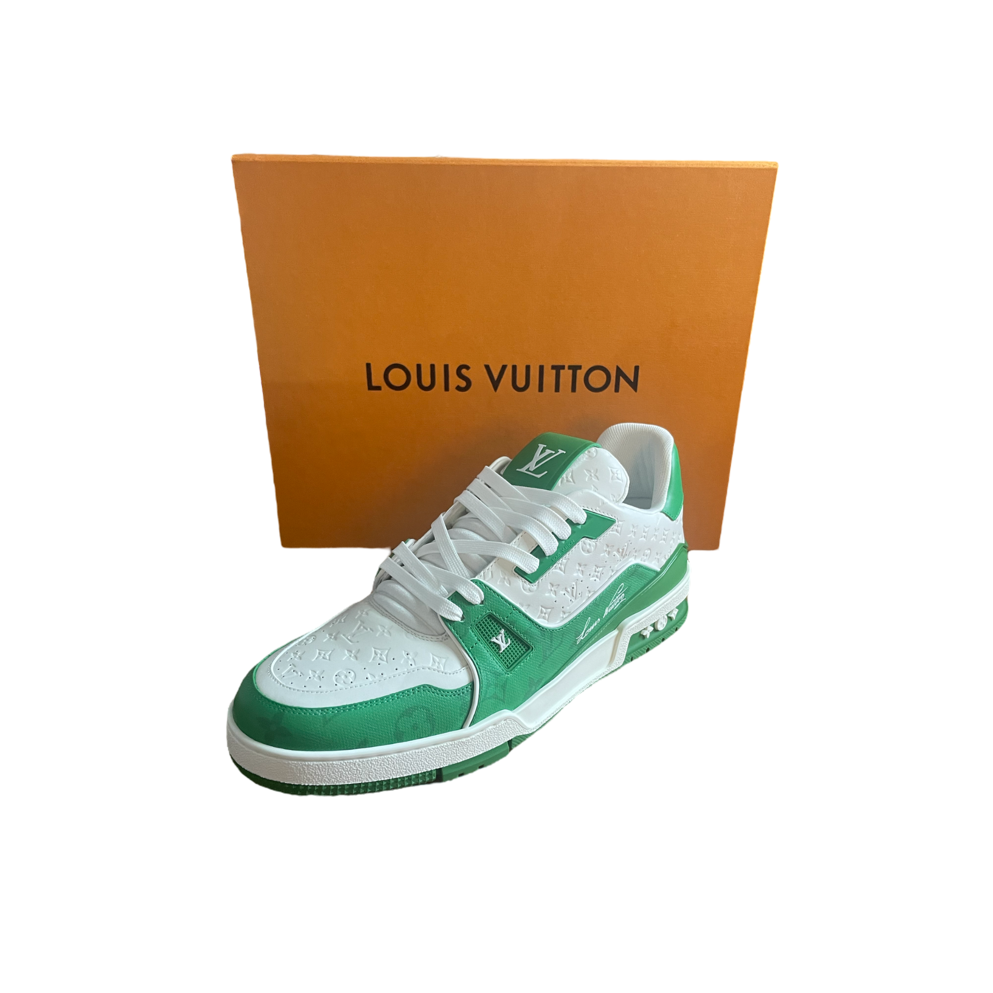 Louis Vuitton Trainer #54 Signature Green White neu