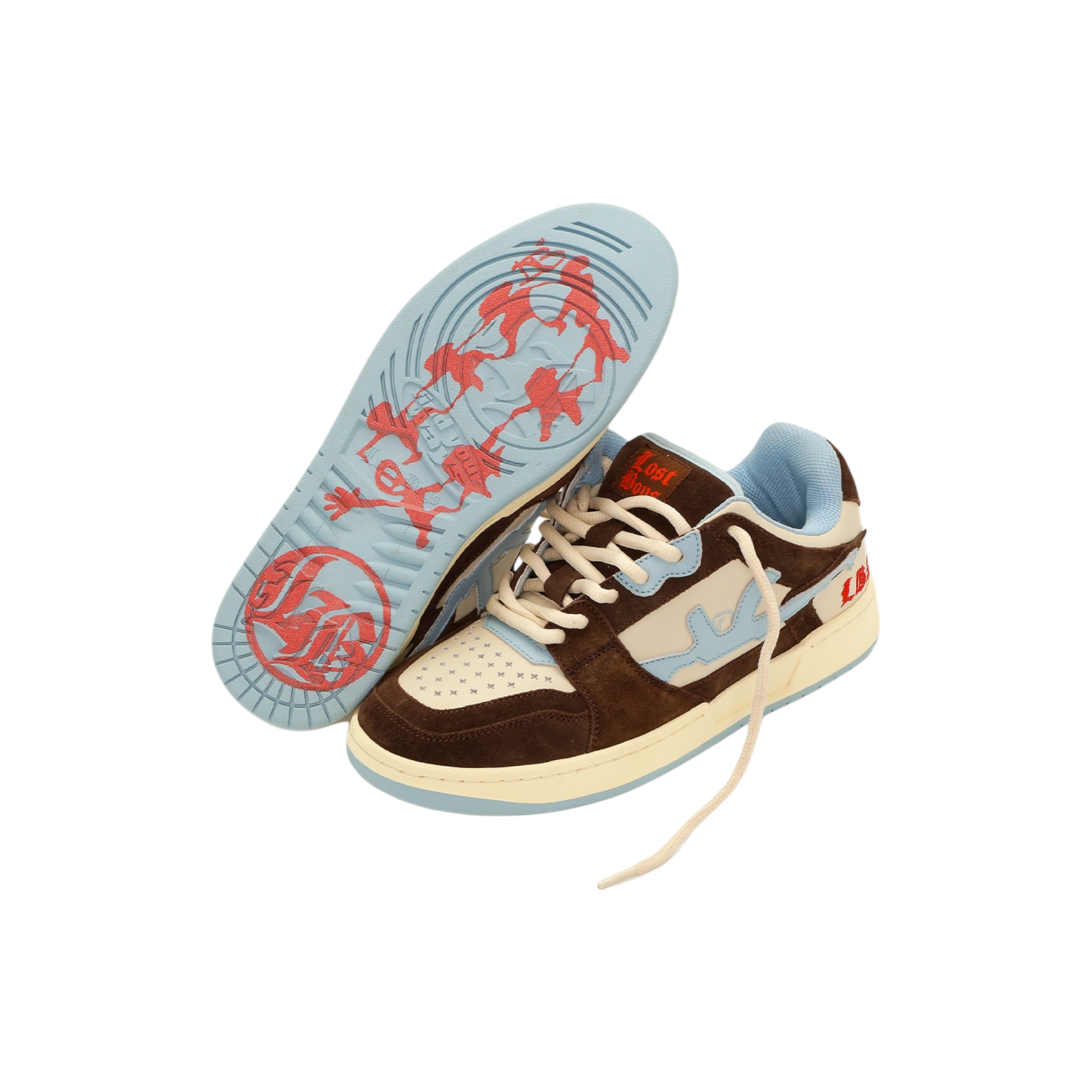 TOKKA LOWS - Brown/Beige/Blue neu