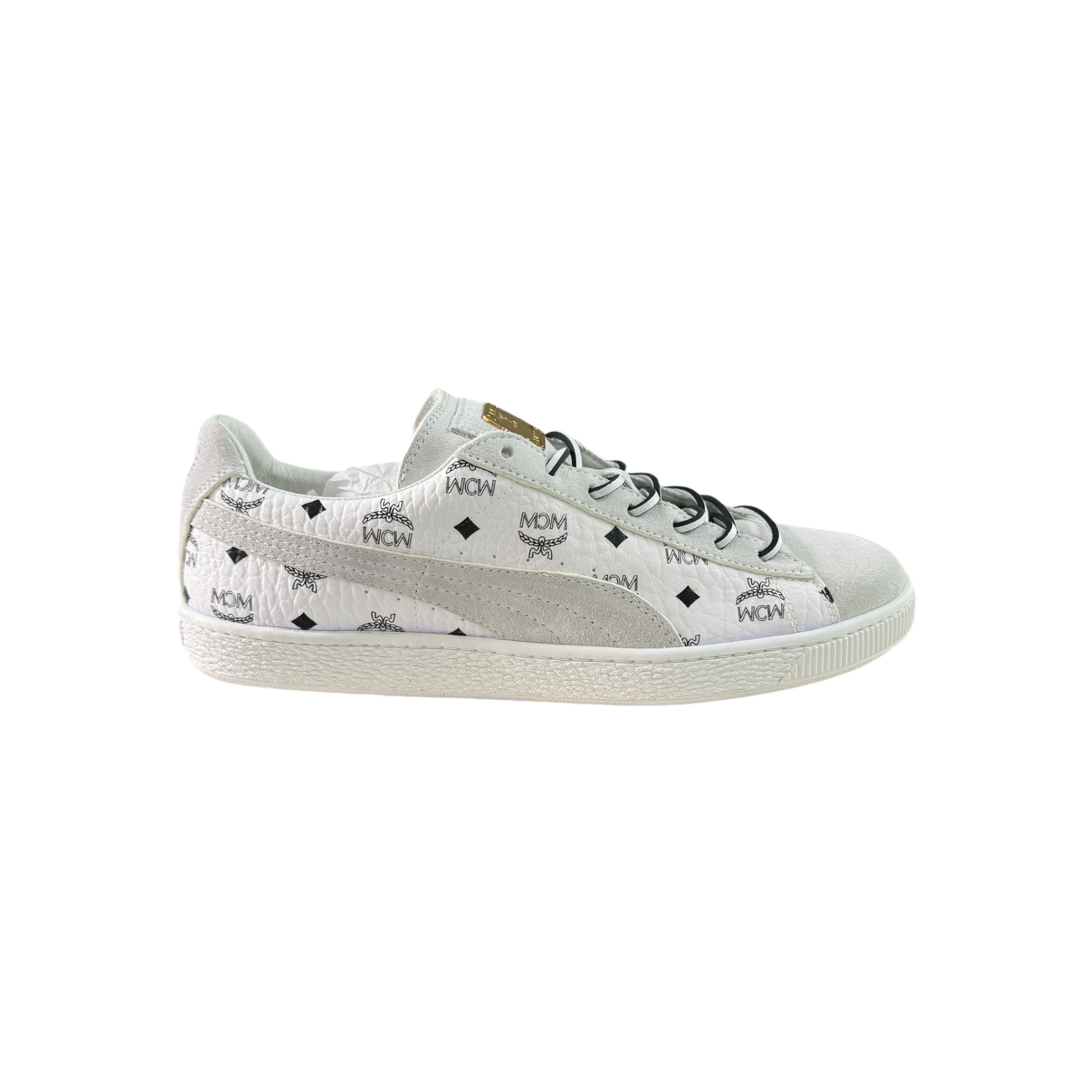PumaSuedeClassicMCMWhiteleftside