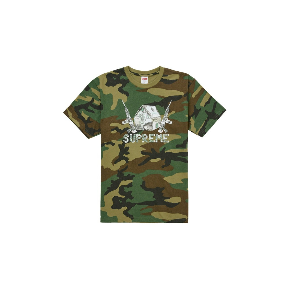 Supreme Origami Tee Woodland Camo