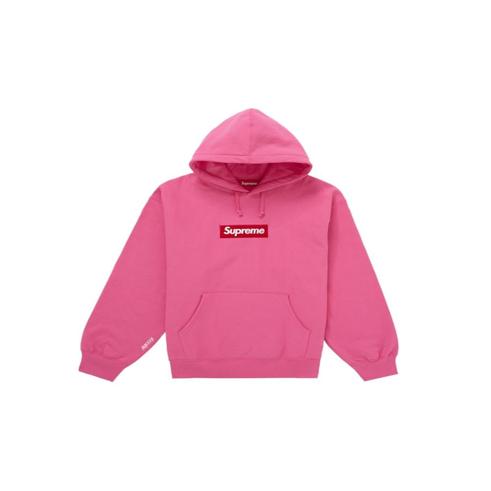 Supreme Box Logo Hooded Sweatshirt (FW25) Magenta