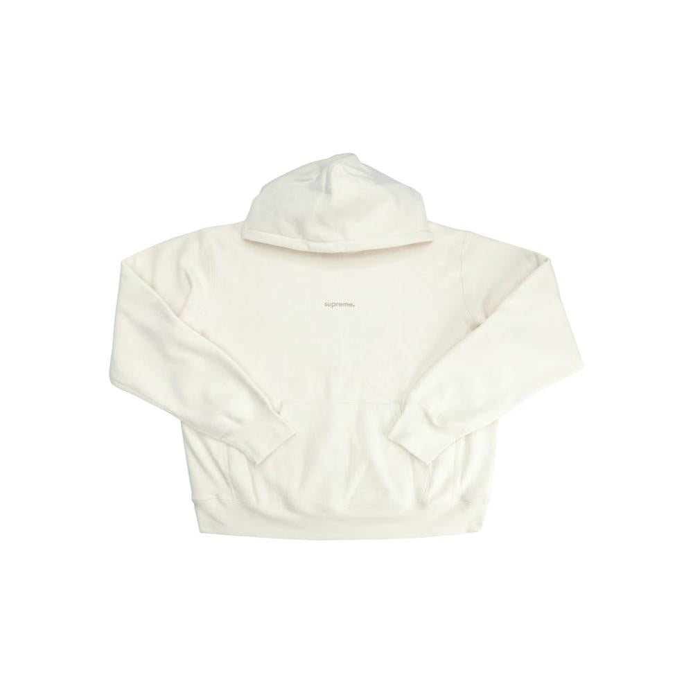 Supreme Trademark Hooded Sweatshirt Natural