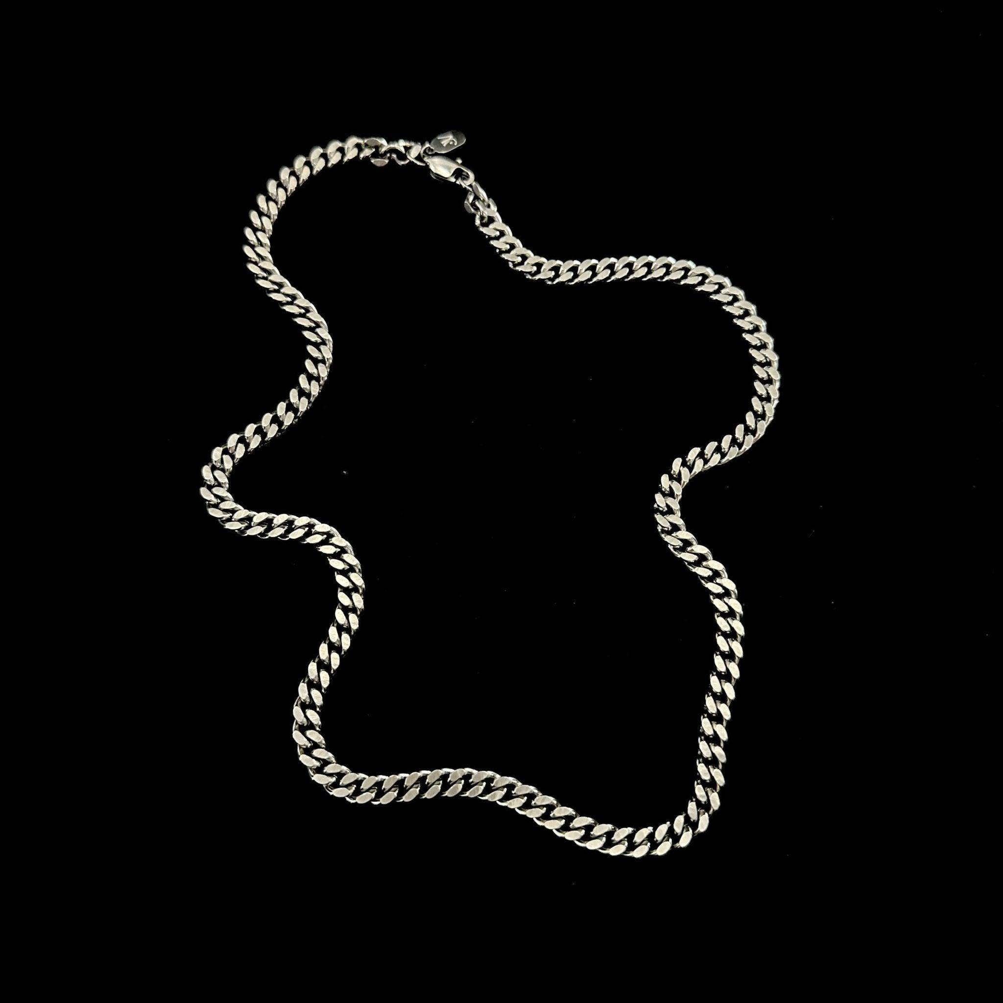 Cuban Kette - Silber (6mm) - Basic Ketten - 45cm / 18'' - JVillion®