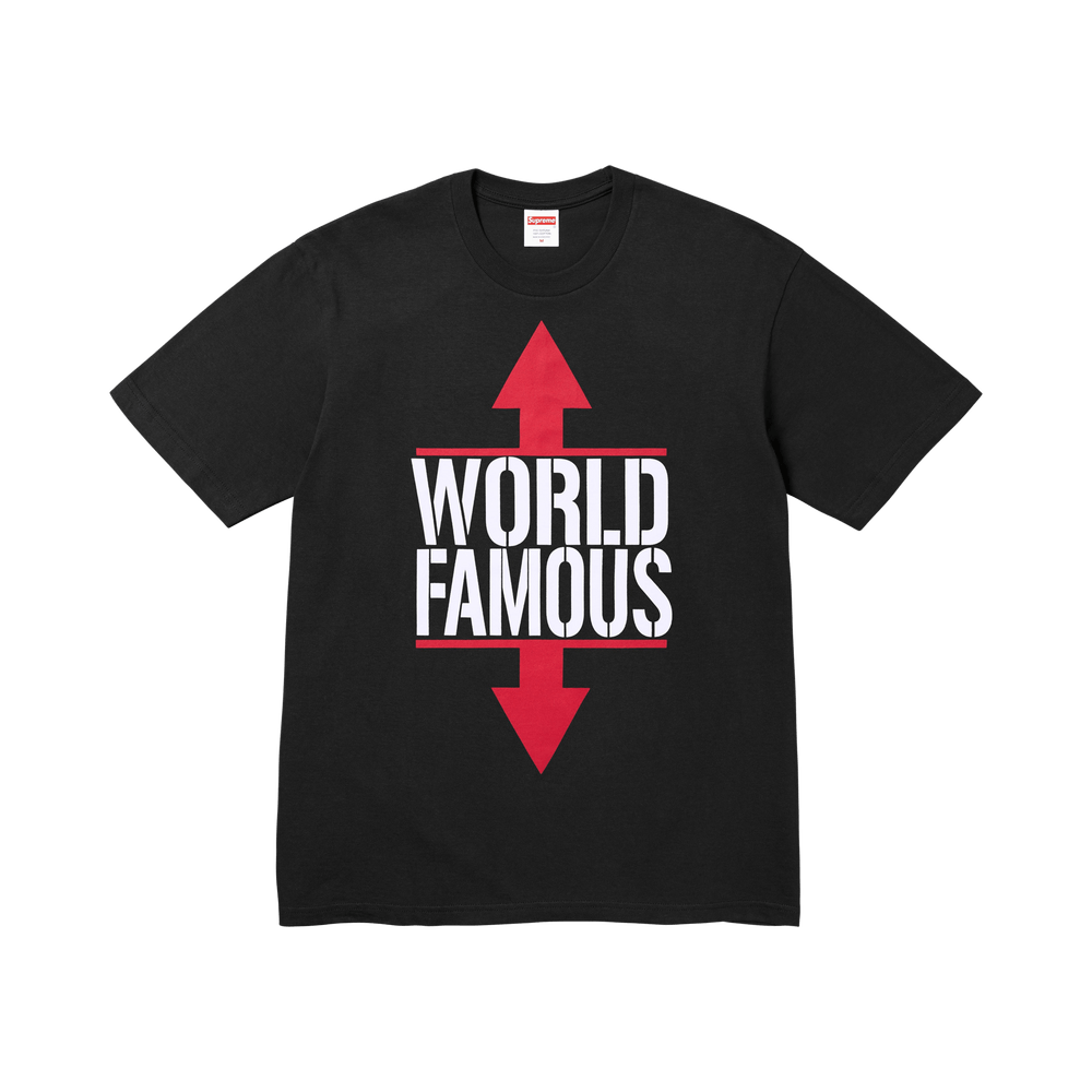 Supreme World Famous Tee 'Black'