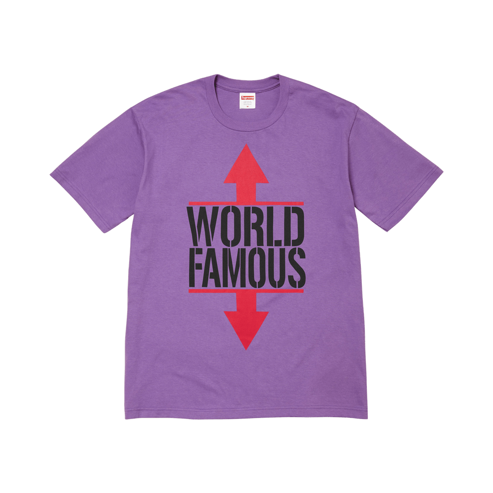 Supreme World Famous Tee 'Purple'