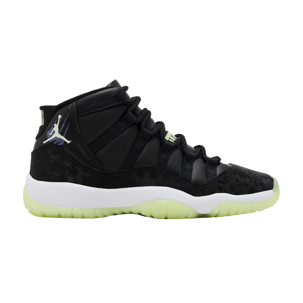 Jordan 11 Retro Black Barely Volt (GS)