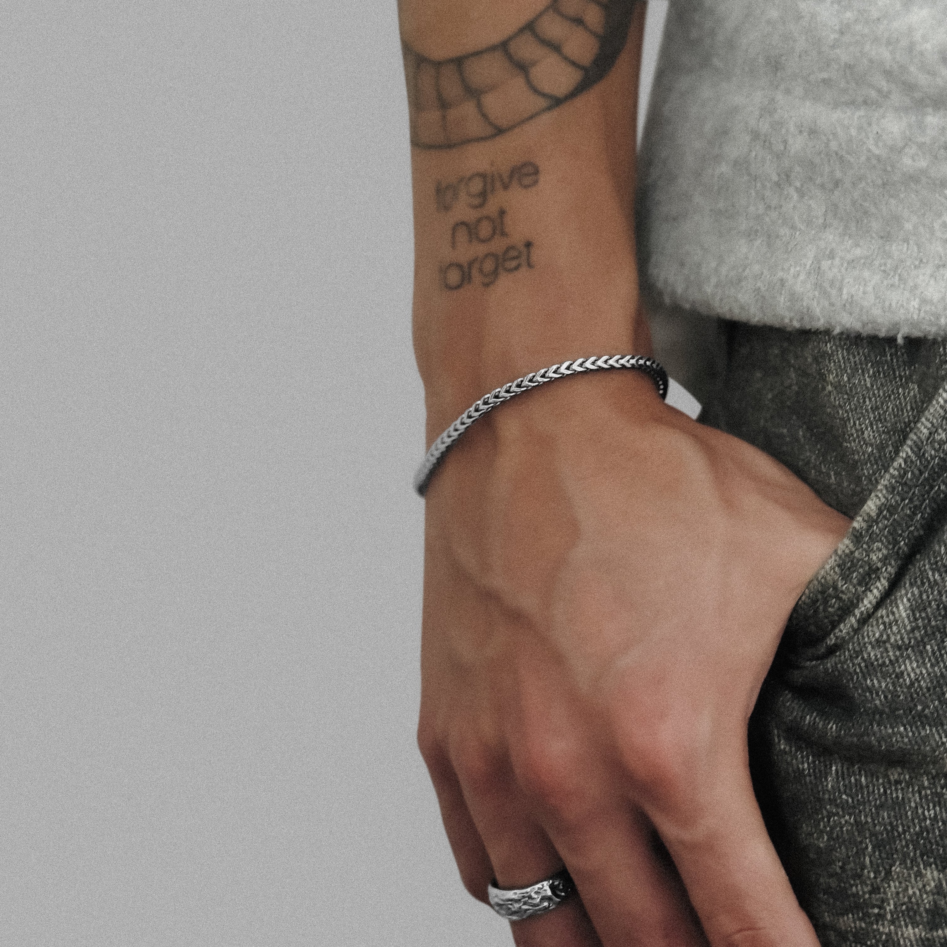 Foxtail Armband - Silber (4mm)