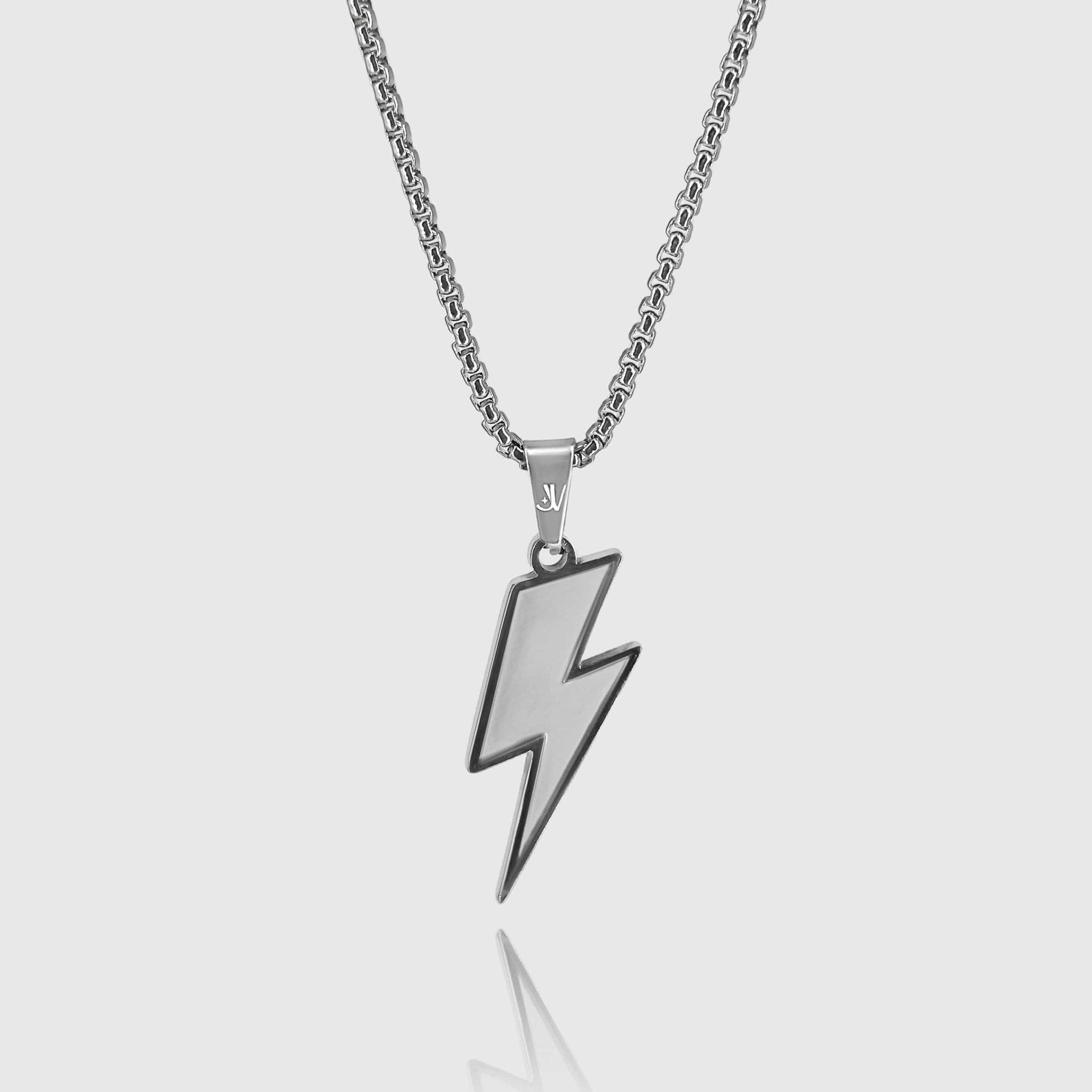 Lightning Box Kette - Silber (2,5mm) - Ketten mit Anhänger - 50cm / 20'' - JVillion®