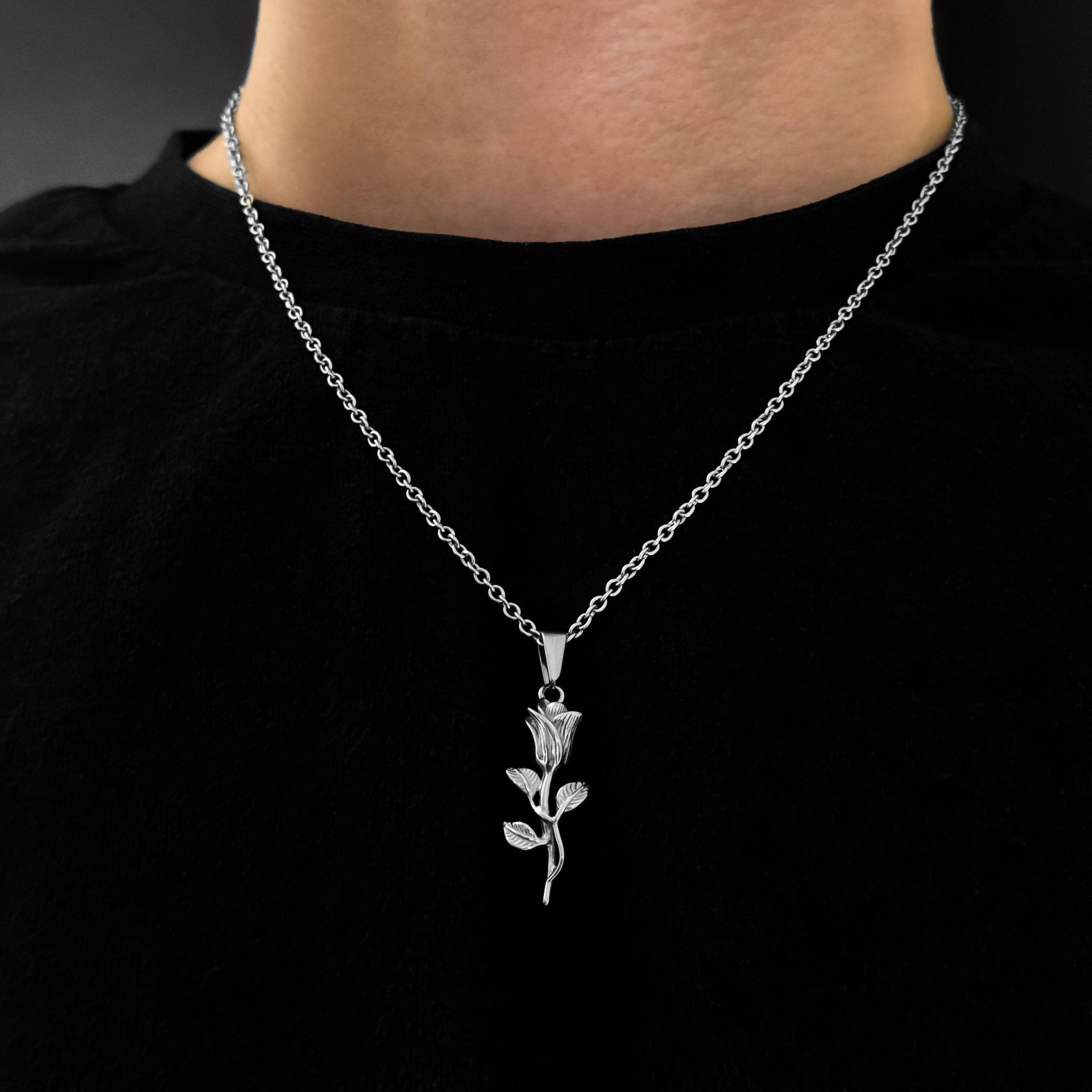 Rose Rolo Kette - Silber (2mm) - 50cm / 20'' - JVillion®