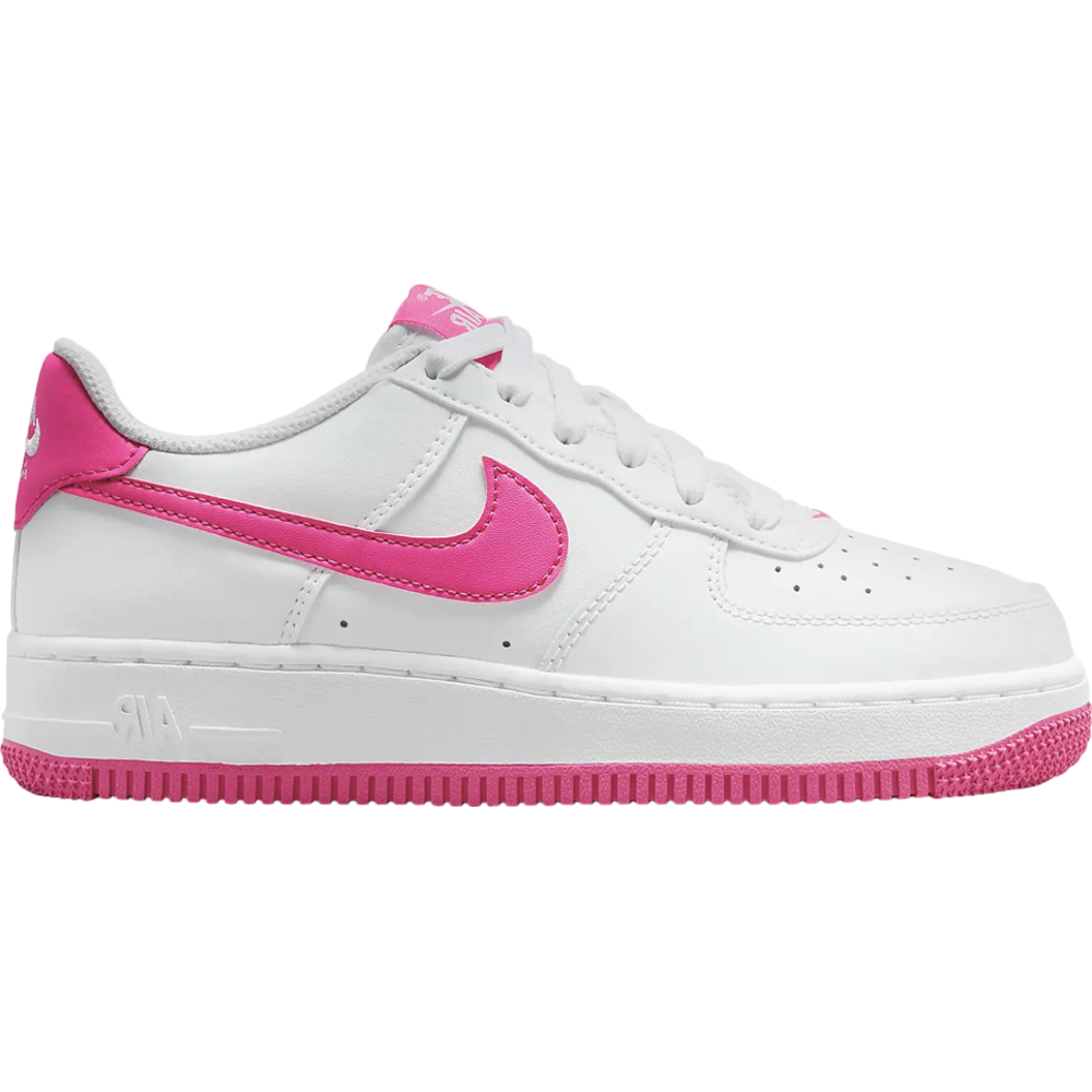 Nike Air Force 1 White Laser Fuchsia (GS)