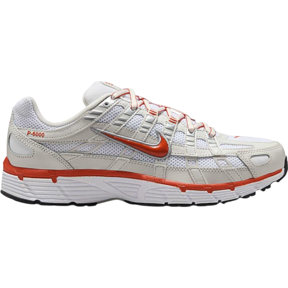 Nike P-6000 White Platinum Tint Black Picante Red (Women's)