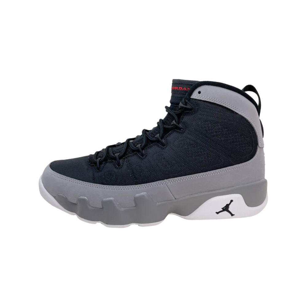 Air Jordan 9 Retro Particle Grey (B-Grade, Damaged OG Box/Replacement Box branded)