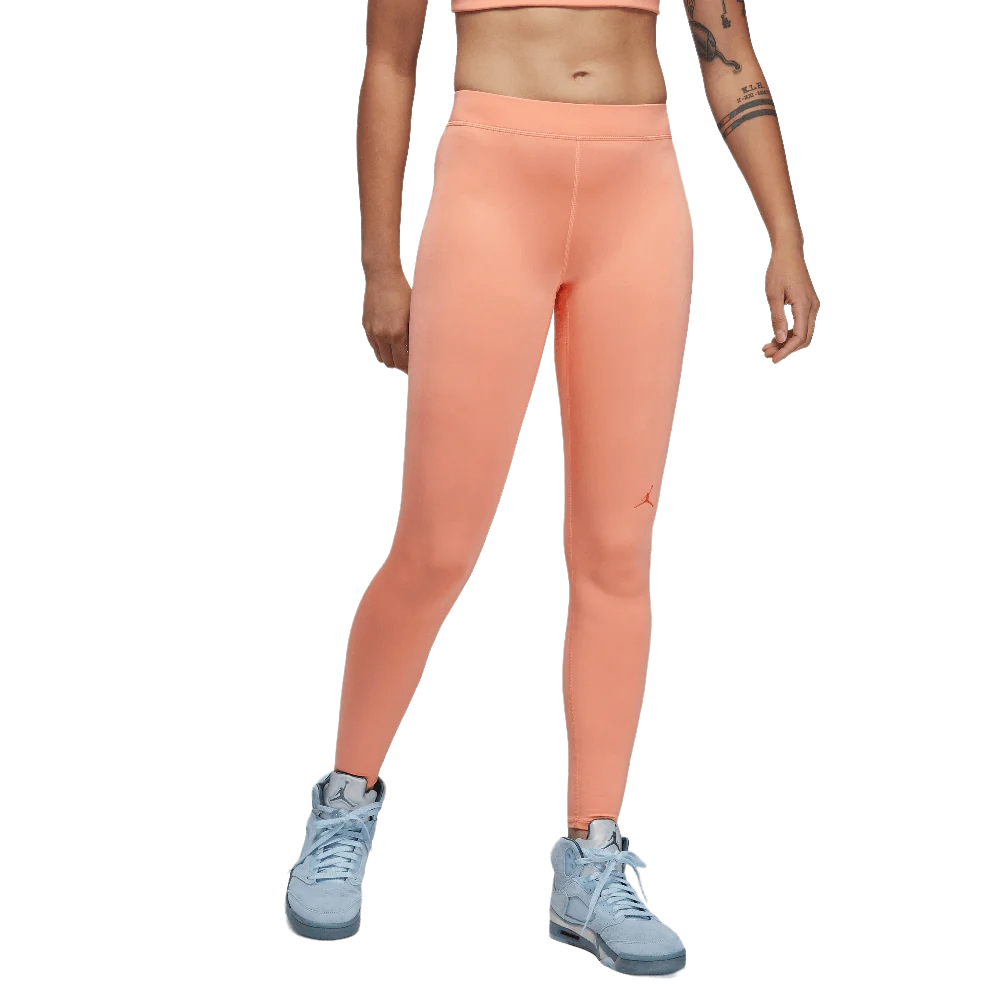 Jordan Women's 7/8 Logo Leggings Crimson Bliss/Rush Orange
