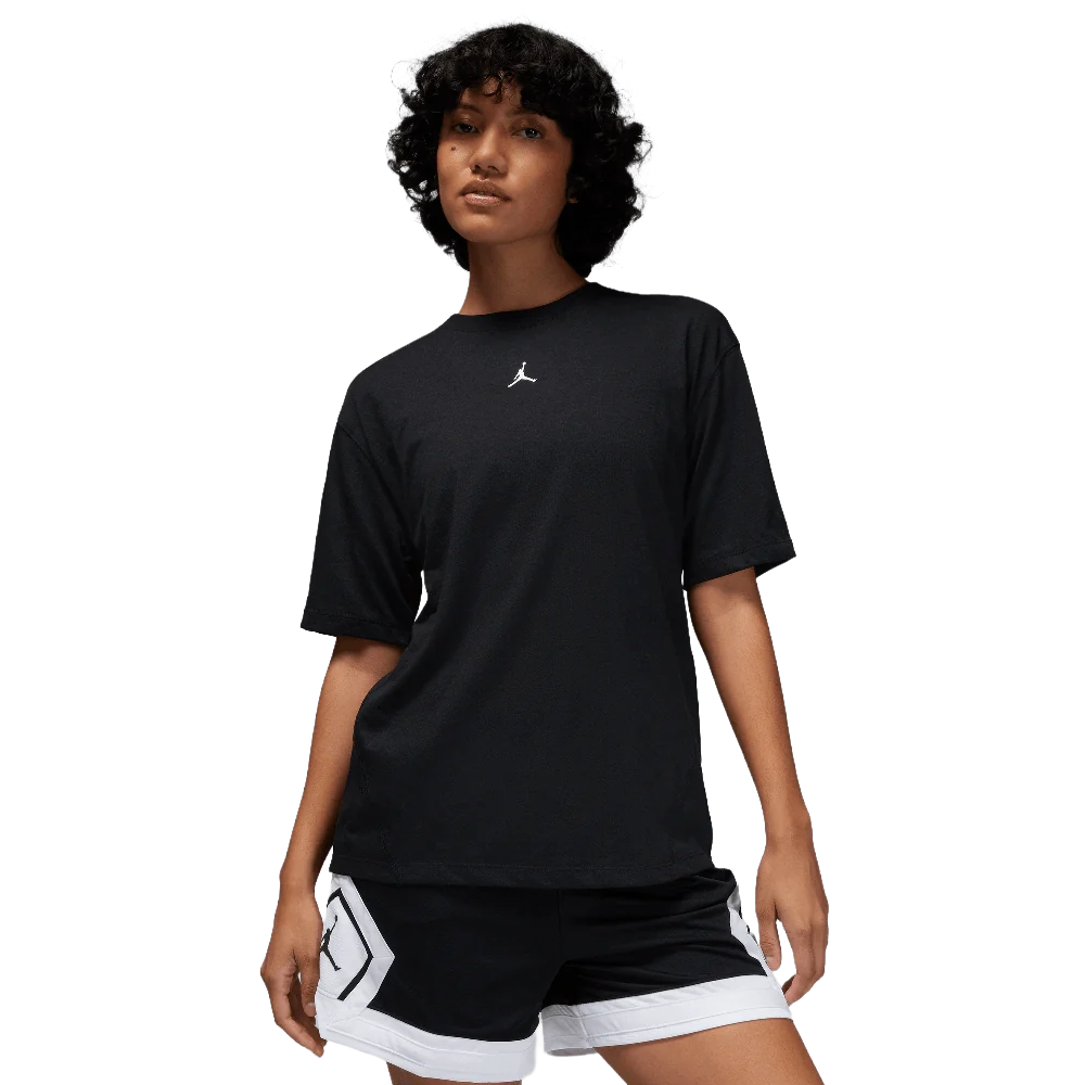 Jordan Sport Women's Diamond Short-Sleeve Top Black/White