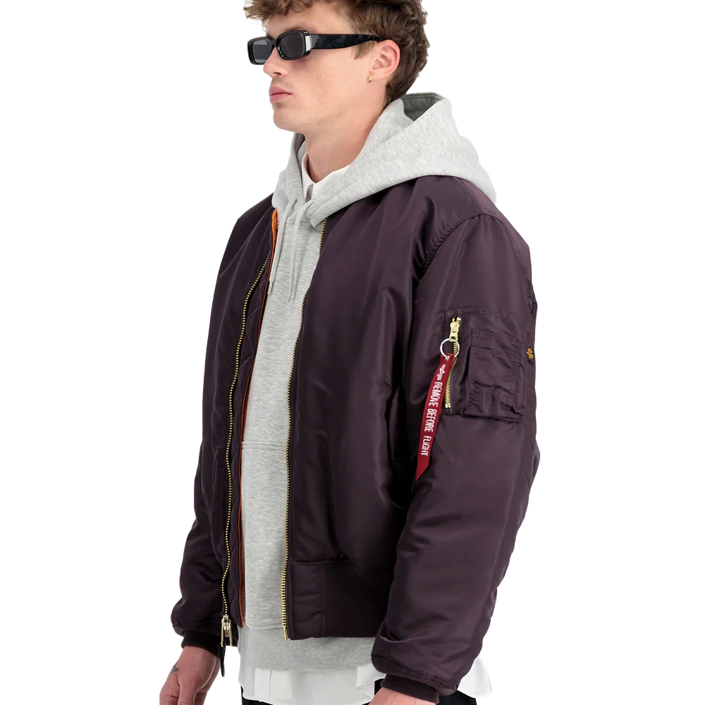 Alpha Industries MA-1 (HERITAGE) Bomberjacke - Plum