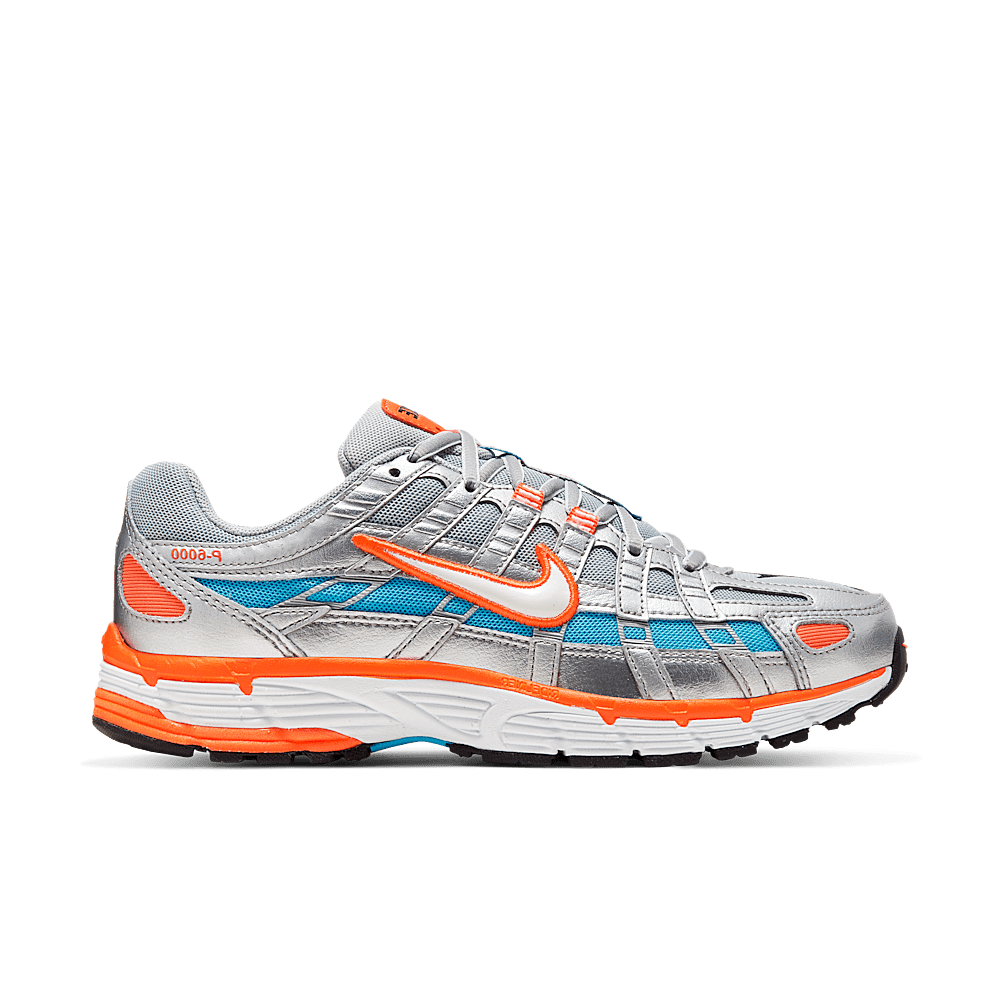 Nike P-6000 Metallic Silver Crimson Blue Fury (Women's)
