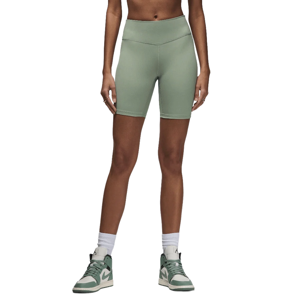 Jordan Sport Women's High-Waisted 7" Bike Shorts Jade Smoke/White