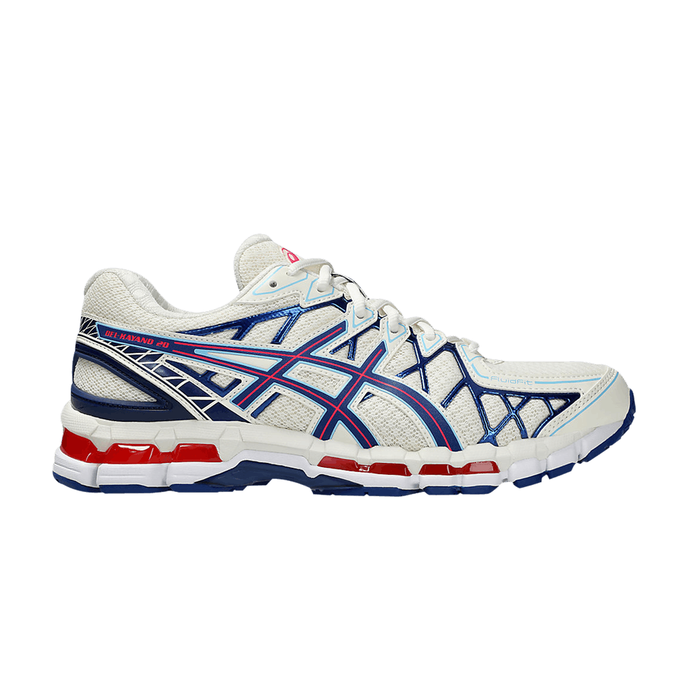 ASICS Gel-Kayano 20 Cream Blue Red
