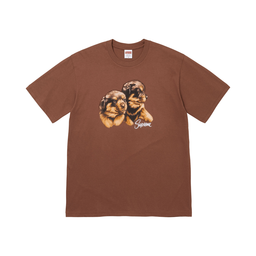 Supreme Puppies Tee 'Brown'