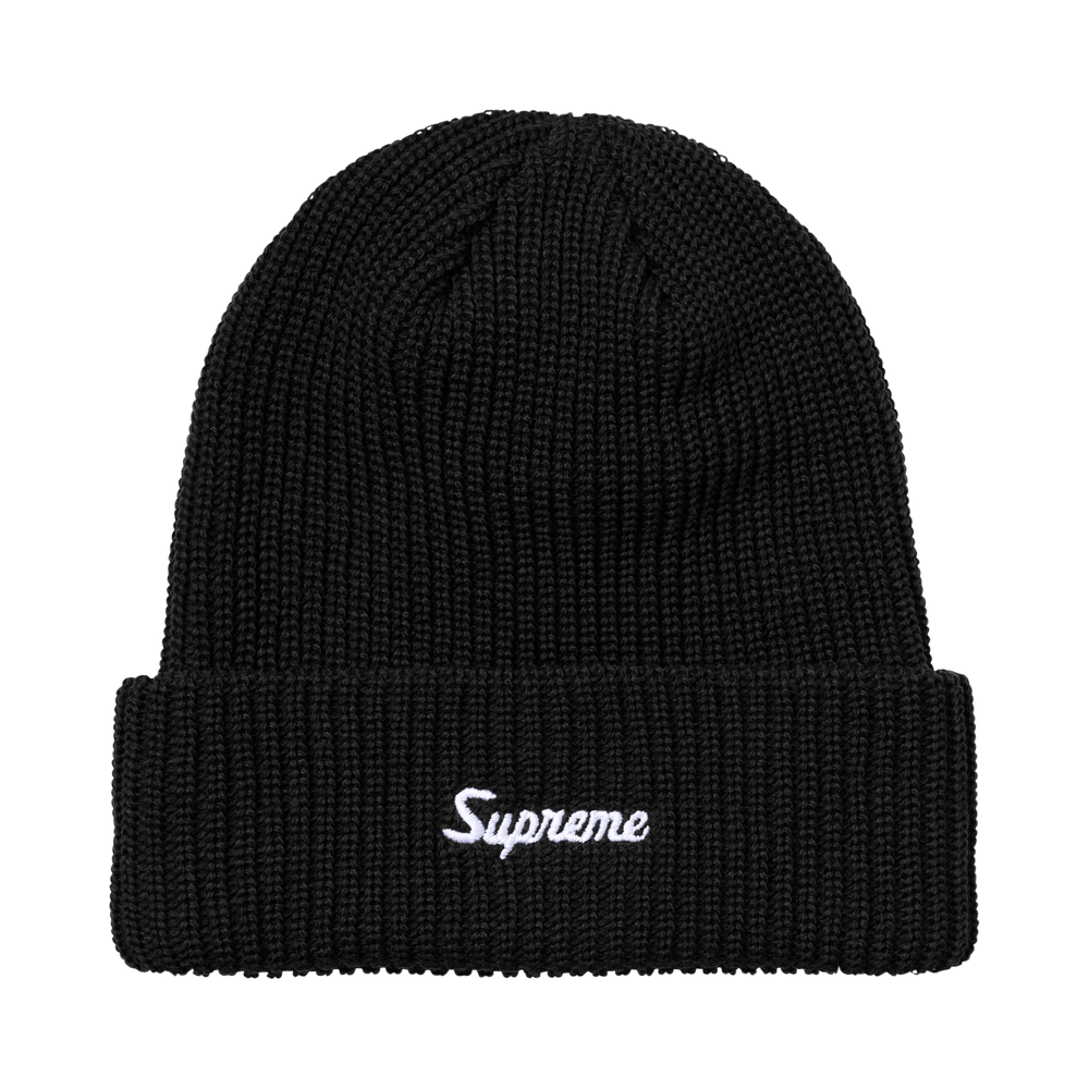 Supreme Loose Gauge Beanie 'Black'