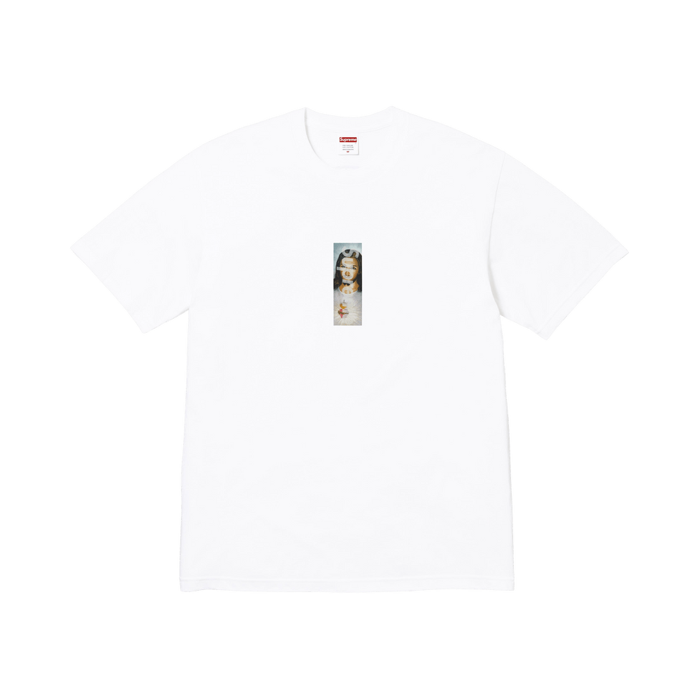 Supreme Prayer Card Box Logo Tee 'White'