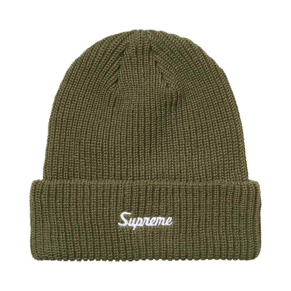 Supreme Loose Gauge Beanie 'Olive'