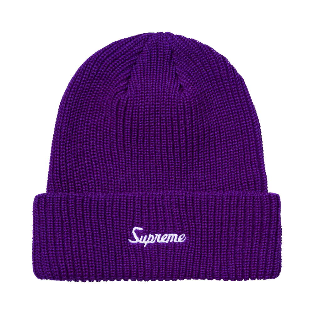 Supreme Loose Gauge Beanie 'Purple'