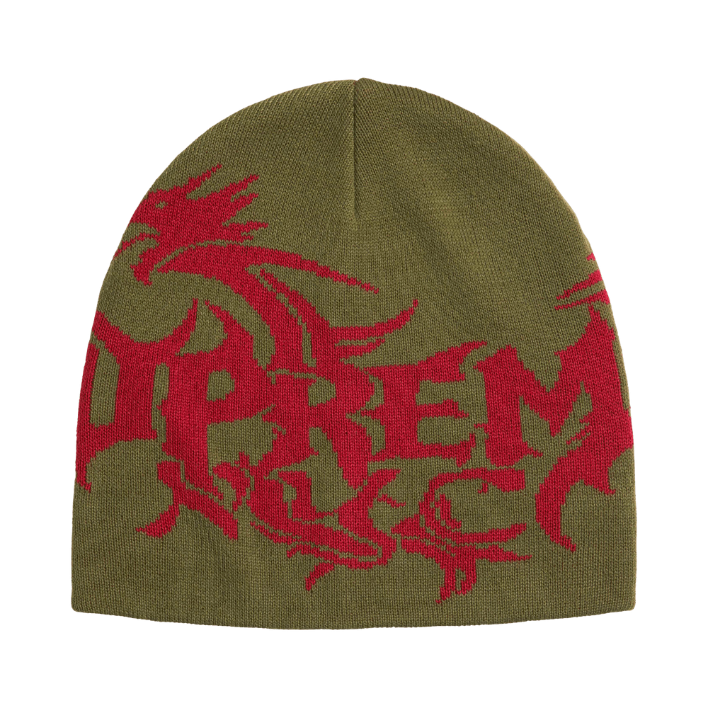 Supreme Dragon Beanie 'Olive'