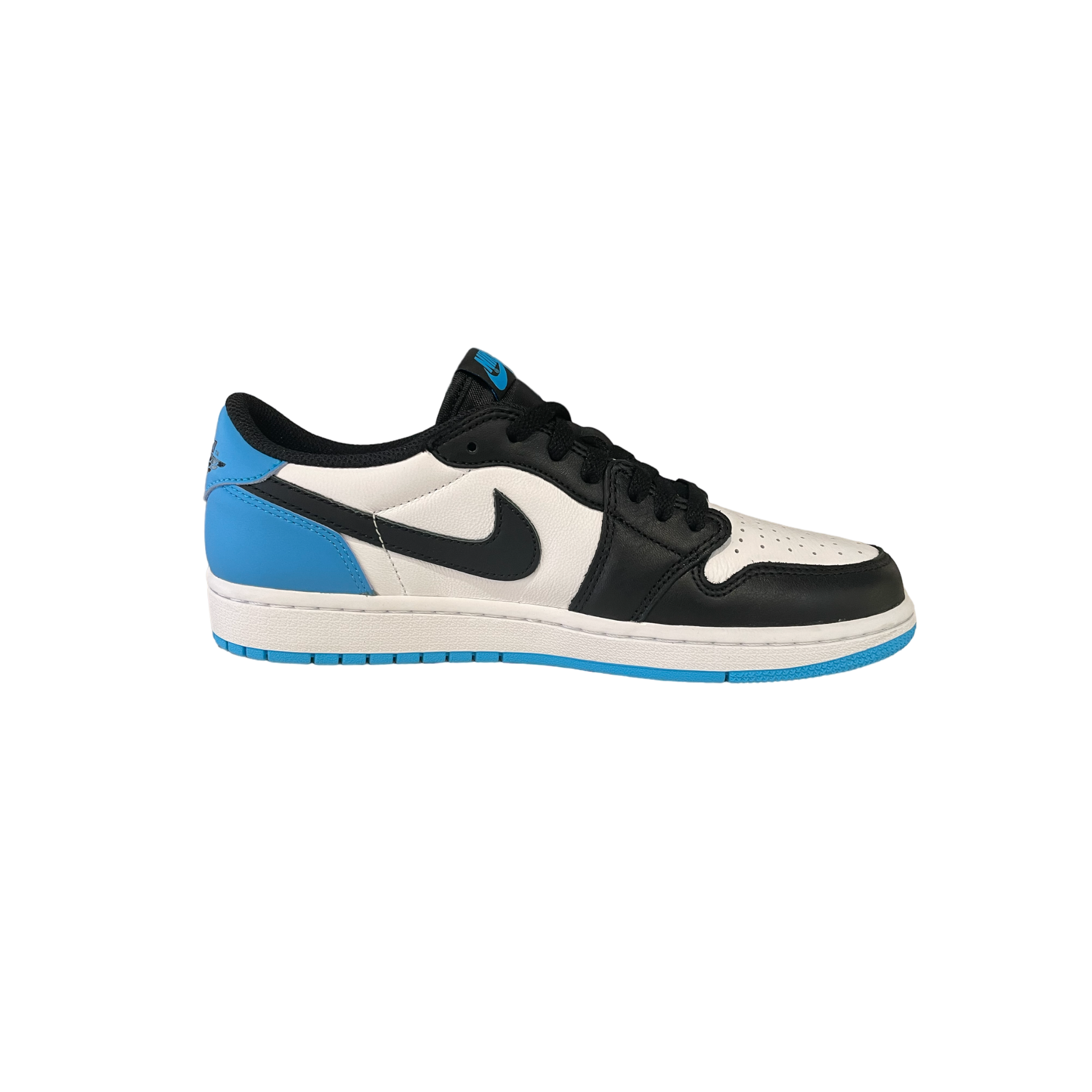 Air Jordan 1 Low Black Dark Powder Blue (W)