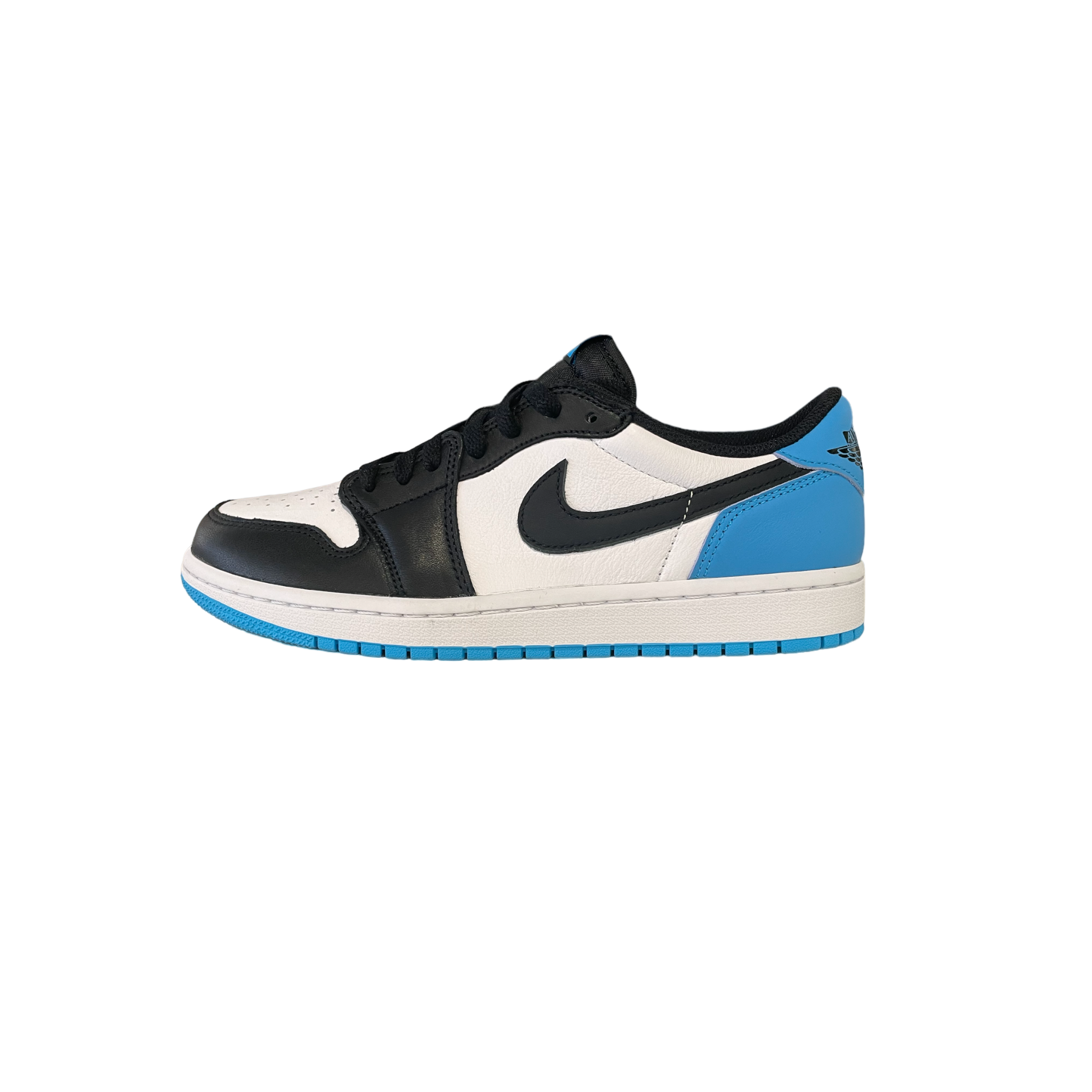 Air Jordan 1 Low Black Dark Powder Blue (W)